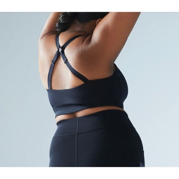 Savage x Fenty Black Graphic Crossback Band-It Low-Impact Sports Bra Size 2X - Picture 2 of 6